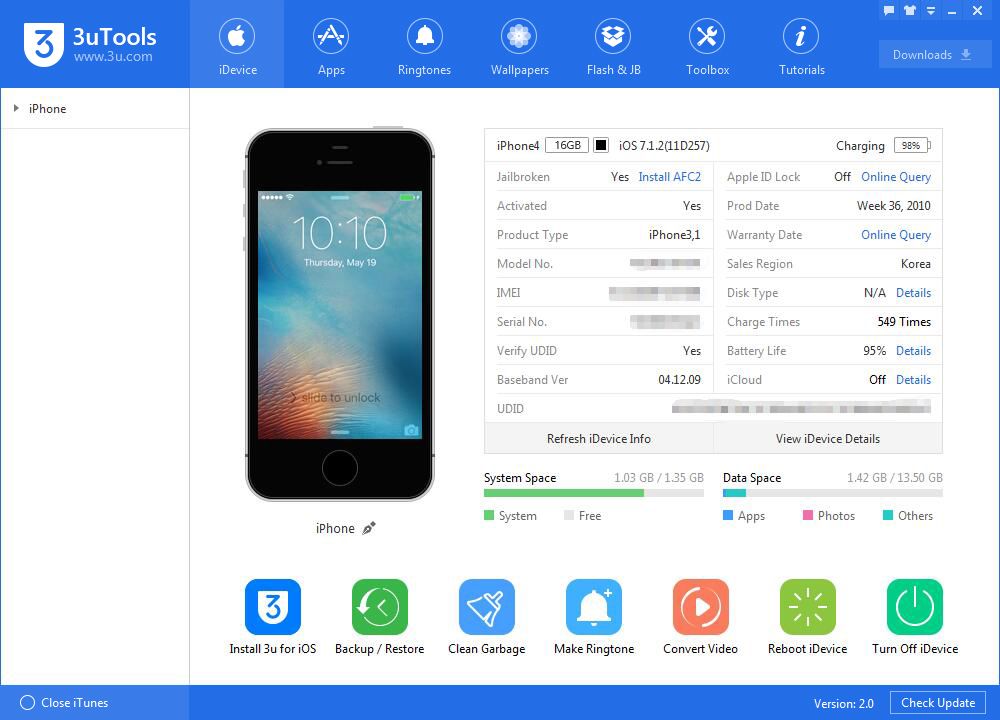 Bypass Activation Lock Iphone 6 With 3utools